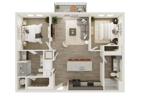 Lenox Katy Crossing B3 Floor Plan